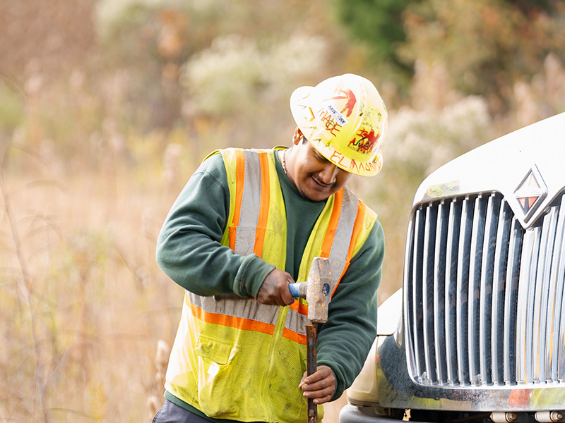 about James White Construction sitework