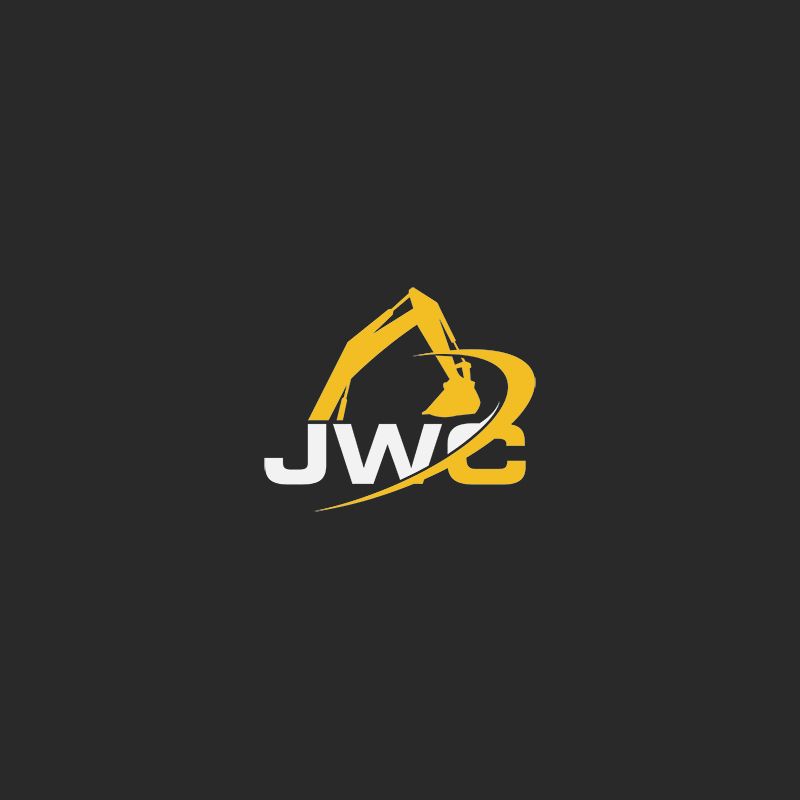 Displaying the JWC Sitework logo for construction company branding